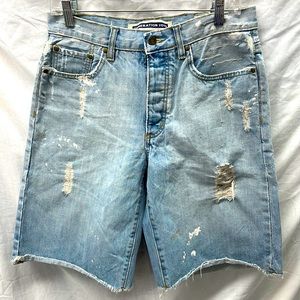 Generation 2010 distressed/faded paint shorts men sz 31